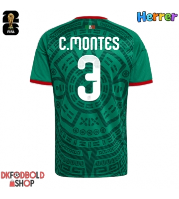 Mexico Cesar Montes #3 Hjemmebanetrøje VM 2026 Kort ærmer